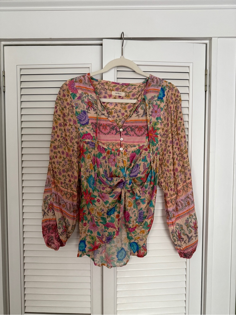 Spell Mossy Boho Spring Garden Blouse - Picture 2 of 5